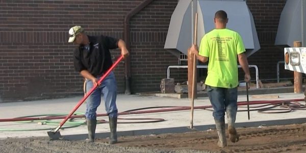 Impede IntraSeal protected parking lot